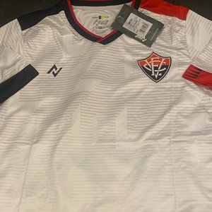 BRAZIL Esporte CLUBE VITORIA Men's White JERSEY Sz M,L,XL,2XL New w tags by Nego